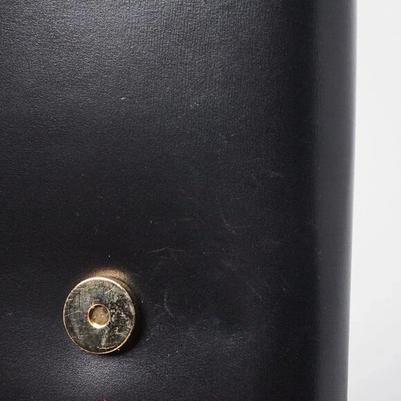 Louis Vuitton Black Leather Python Chain Louise Iris Blossom Clutch Bag - Picture 8 of 12